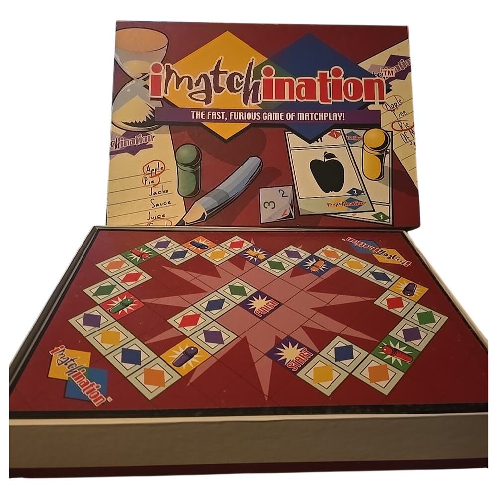 Vintage Imatchination Reveal Entertainment‎ Matchplay Board Game